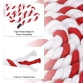 thumbnail image 3 of Unique Bargains 1Inch x 25Feet Natural Twisted Cotton Rope 3 Strand Tug of War Rope with Sealing Tape Red White, 3 of 6