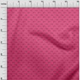 thumbnail image 2 of oneOone Silk Tabby Pink Fabric Rabbit Animal Fabric For Sewing Printed Craft Fabric By The Yard 42 Inch Wide, 2 of 4