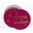 thumbnail image 2 of Inkdotpot Cheers To Retirement Bottle Tag Real Gold Foil Favor Hang Tags Pack Of 100, 2 of 6