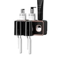 thumbnail image 2 of LSLJS Toothbrush Holders for Bathrooms, Toothbrush Holder Wall Mounted with Toothpaste Dispenser,With Toothbrush Cup,Tray Bathroom Toothbrush Toothpaste Dispenser, Toothbrush Holder, 2 of 7