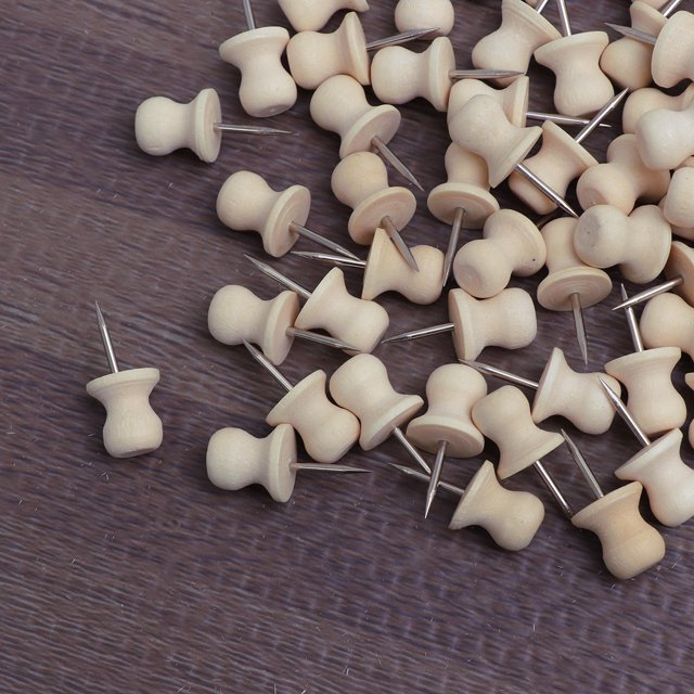 IFANLANDOR 100Pack Beige Star Push Pin for Classroom Door Decorations Office Home