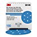 thumbnail image 3 of 3M Hookit Blue Abrasive Discs 36146, Multi-Hole, 3 in, 180+ Grade, Pack of 50, Virtually Dust-Free, for Auto Sanding, Body Repair, Featheredging, Primer Sanding, Paint Preparation, E-Coat Sanding, 3 of 5