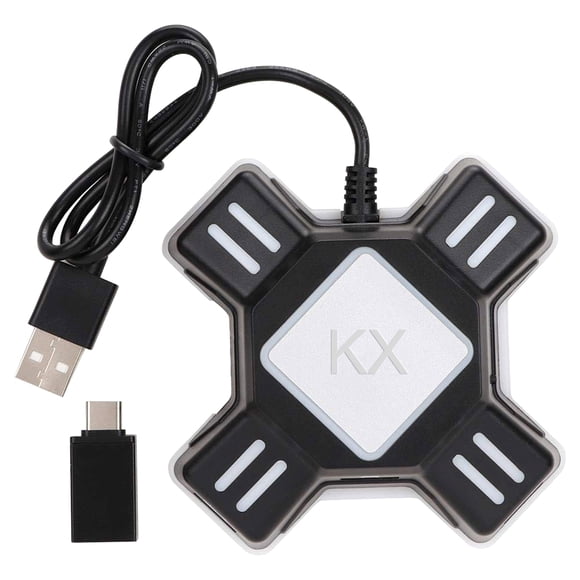 Keyboard Adapter Portable Keyboard Converter Adapter Replacement for Switch/X-box/PS5/P-S-4/PS3 KX Gamepad Controller Adapter