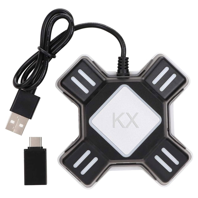 Keyboard Adapter Portable Keyboard Converter Adapter Replacement for Switch/X-box/PS5/P-S-4/PS3 KX Gamepad Controller Adapter