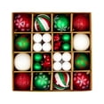 thumbnail image 1 of Pisexur Christmas Balls Ornaments for Xmas Tree, 44Pcs Shatterproof Christmas Tree Decorations, Tree Hanging Balls Christmas Balls Ornaments Set for Party Wedding Decoration, 1 of 6