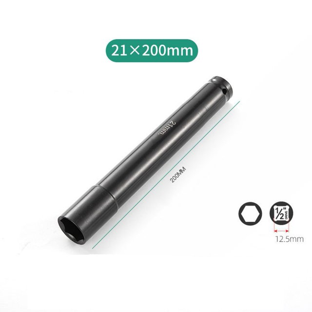 200mm 1/2 Drive Socket Impact Wrench Driver Hex Head Adapter Spanner Converter