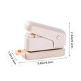 thumbnail image 3 of 6 Hole One Handed Hole Puncher Mini Portable Paper Punch, 3 of 6