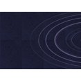 thumbnail image 1 of Ahgly Company Machine Washable Indoor Rectangle Transitional Night Black Area Rugs, 5' x 8', 1 of 7