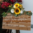 thumbnail image 3 of Artificial Flower Swag For Wedding Welcome Sign Floral Decoration Pink, 3 of 6