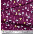 thumbnail image 3 of Soimoi Rayon Crepe Fabric Ornament Home Decor Decor Fabric Printed Yard 46 Inch Wide, 3 of 3