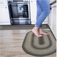 thumbnail image 1 of Homespice Decor - 27 x 45 Oval Flint Hill Jute Braided Rug, 1 of 8