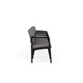 thumbnail image 4 of Lenox Steel Reception Waiting 4 Seats Chair / Black Steel / Light Gray, 4 of 5