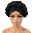 thumbnail image 3 of Turban Boho Chapeau Indien Grand Bandeau Chapeau, 3 of 7