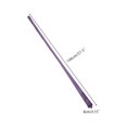 thumbnail image 4 of INSPIRE CHIC Men's Solid Color Narrow Stripes Necktie Graduation Suit Formal Ties Medium Purple, 4 of 5