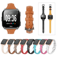 thumbnail image 1 of For Fitbit Versa Replacement Classic Vintage Genuine Leather Wristband Watch Band Strap Bracelet, 1 of 4