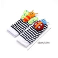 thumbnail image 3 of DPTALR 4 Count Baby Infant Rattle Socks Toys, Wrist Rattles And Foot Finders For Baby Boy Or Girl - Baby Gift Infant Toys, 3 of 9