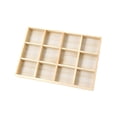 thumbnail image 2 of Todaioua Wooden Sorting Tray Storage Divider Box Grid Display Organizer Showcase Tabletop Drawer for Home Craft Office Kitchen Organization Jewelry Makeup Utility Knife Display Holder, 2 of 7