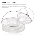 thumbnail image 4 of Air Fryer Basket for Mesh Steamer Basket for Ninja Foodi 6.5, 8Qt,Air Fryer Basket,Air Fryer Crisping Basket with Handle, 4 of 5