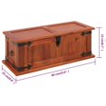 thumbnail image 4 of vidaXL Coffre de Rangement 60x25x22 cm Bois d'Acacia Massif, 4 of 5