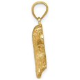 thumbnail image 2 of Pendentif Tête d'Aigle en Or Jaune 14K avec Chaîne, 2 of 4