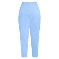 thumbnail image 4 of Lroveb Pantalon Habillé pour Femmes Taille Haute Fuselé Pantalon Décontracté Mode pour Femmes Coupe Ajustée Pantalon Moulant Bleu, 4 of 4