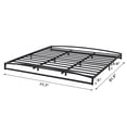 thumbnail image 3 of Low Profile Metal Bed Frame, 6 inch Heavy Duty Metal Platform Bed Frame, 3 of 9