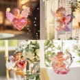 thumbnail image 1 of Uscallm Day Series Acrylic Keychain Ornament For Car Rearview Mirror Backpack Luggage Purse Keys Durable Crystal Clear Acrylic Charm Decoration, 1 of 1
