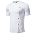 thumbnail image 3 of Cameland Mode Personnalité Homme Décontracté Ajusté Manches Courtes Imprimé T Manches Courtes Col Rabattu Blouse et Chemise, 3 of 4
