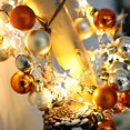 thumbnail image 4 of 2m 20 LED Copper Wire Bell String Light Christmas Lamp Outdoor Bedroom Decor, 4 of 8