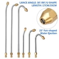 thumbnail image 4 of 30°/ 90°/ U-shaped Spray High-pressure Cleaning Machine Extension Tools 5000PSI, 4 of 6