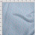 thumbnail image 3 of oneOone Georgette Viscose Fabric Dot & Flower Floral Print Fabric BTY 42 Inch Wide, 3 of 4