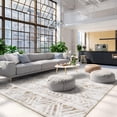 thumbnail image 3 of Boho Area Rug x Carpet Rugs for Living Room Bedroom Moroccan-Machine Washable Rugs for Bedroom Dining Room Living Room Rug Neutral Taupe, 3 of 7