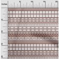 thumbnail image 1 of oneOone Silk Tabby Brown Fabric Aztec Tribal Craft Projects Decor Fabric Printed By The Yard 42 Inch Wide, 1 of 4