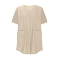 thumbnail image 3 of Plebaso Womens Plus Size Cardigan Short Sleeve Summer Cardigans Open Front Casual Blouses with Pockets, 3 of 7