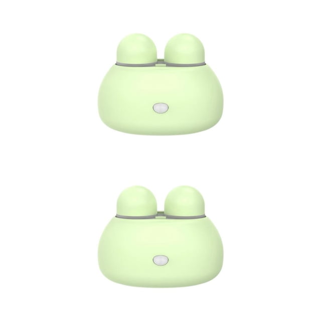 maskred Cute Contact Lens Container Battery AAA Lens Washer Green 85x60x65mm 2Set