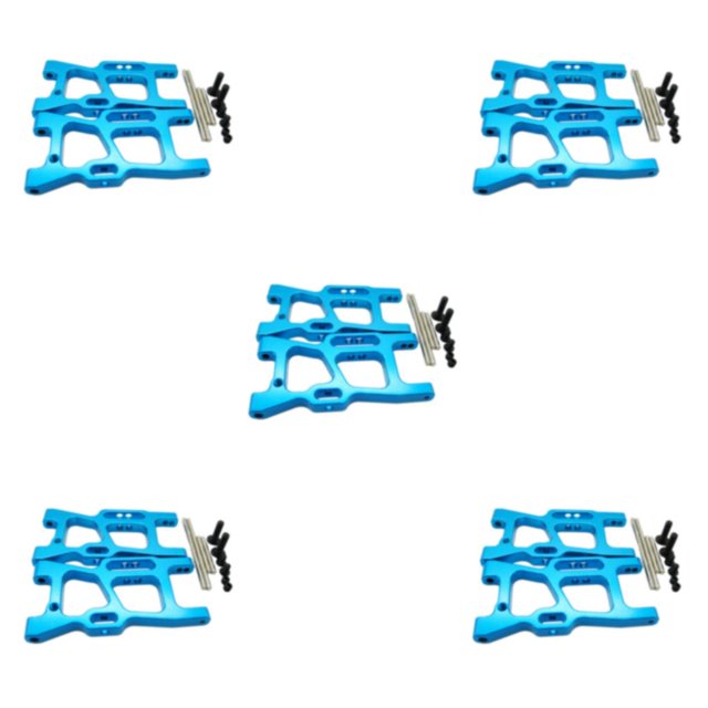 mmirethe 1/14 LC Racing S With Front Lower Arm For Improved Handling Improve Performance blue 5Set