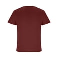 thumbnail image 3 of Deep V Neck T Shirt for Men Slim Fit Low Cut Vneck Tee Top Man Solid Color Summer Muscle Shirts, 3 of 4