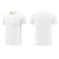 thumbnail image 3 of asjyhkr Mens Compression Shirts Short Sleeve Quick Drying Gym Athletic Base Layer Sport Undershirts, 3 of 3