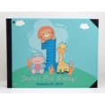 thumbnail image 2 of Darling Souvenir Blue Forest Animals Personalized Birthday PartyGuestBookHardboundGuestSign-InBookGuestRegistryGuestbook-9 x 12 Inches, 2 of 4