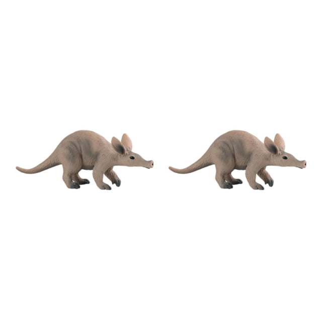 serony Vibrant African Aardvark Toy Figure for Curious Boys Colorful and Engaging Animal Simulation Style A 2Set