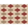 thumbnail image 1 of Ahgly Company Machine Washable Indoor Rectangle Transitional Khaki Gold Area Rugs, 2' x 5', 1 of 7