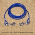 thumbnail image 4 of Dog Lead Rope,Long Steel Wire Dog Steel Cable Dog Leash Steel Wire Dog Leash Effortless Installation, 4 of 9