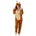 thumbnail image 1 of Combinaison de Noël pour Hommes, Pyjama à Fermeture Éclair, Lapin Rose, Yeti Ou Orignal, 1 of 1