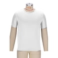 thumbnail image 4 of Besolor Lot de 3 T-Shirts à Manches Courtes pour Homme Grande Taille Été Col Rond T-Shirts Basiques Décontractés Respirants d'Entraînement Hauts de Gym, 4 of 7