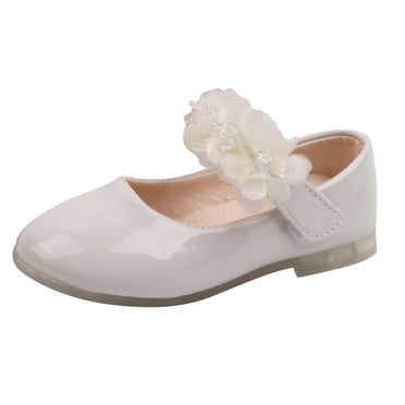 XZNGL Chaussures pour Tout-Petits Chaussures pour Filles Lacets de Chaussures Chaussures pour Fille Tout-Petit Bébé Enfants Filles Dentelle Cristal Princesse Fête Chaussures en Cuir Chaussures de Danse
