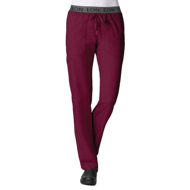EON Women's COOLMAX® Logo Elastic Drawstring Waistband Scrub Pant