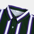 thumbnail image 5 of BOBOGOJP Men Summer Button Down Shirts Short-Sleeve Button Down Plaid Shirt Workshirt,Green XXL, 5 of 5