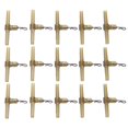 thumbnail image 1 of Fishing Crimp Swivel,  Line Connector Green Portable T-Shaped  for Outdoor, 1 of 8