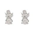 thumbnail image 4 of Maytalsory Resin White Angel Statue Elegant Desktop Decor Collection Window Props for Christmas prayer hold hands 2Set, 4 of 6