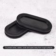 thumbnail image 3 of Unique Bargains Rubber Grommet Oval Double-Sided Mount Size 55 x 25 mm for Wire Protection 8 Pack, 3 of 5